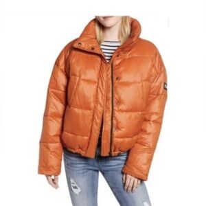 NVLT Oversized Orange Puffer Coat - Small‎